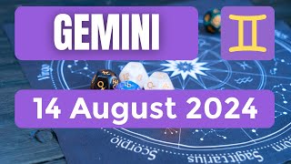 Gemini horoscope  Gemini Horoscope for Today 14 August 2024 [upl. by Ahseket780]