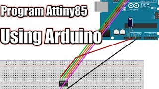 How to Program Attiny85 using Arduino Uno and Arduino IDE [upl. by Rocray]