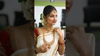 Malayali Bridal Makeover ❤️makeup saree mallu wedding Bookings Open for October 🤍 keralasaree [upl. by Alanson]