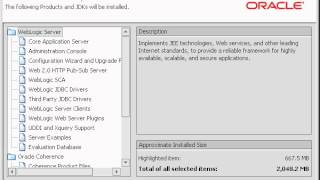 Installing WebLogic Server [upl. by Datnow]