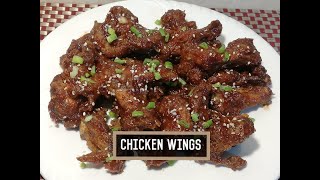 Crispy Fried Chicken Wings With Sauce Recipe [upl. by Sturges]