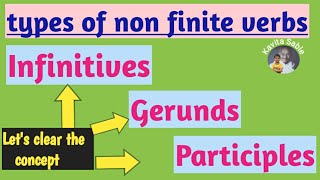 Infinitives Gerunds and Participlestypes of Non finite verbs by Kavita Sable [upl. by Sucy774]