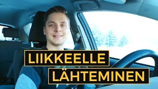 Antin Autokoulu  Liikkeellelähtö autolla [upl. by Alehcim]