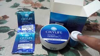 How to use OXYLIFE NATURAL radiance post bleach SERUM [upl. by Azirb]