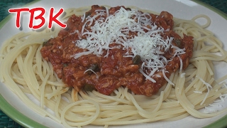 Quick Simple and Tasty Tuna Pasta Sauce Recipe  Titlis Busy Kitchen [upl. by Augustina43]