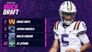 2024 NFL Mock Draft What the Bears Commanders Saints and Jaguars should do  CBS Sports [upl. by Bloch]