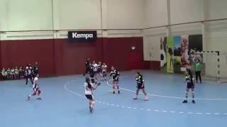 HANDBALL FEMENINO NVA ESTRELLA vs CERRO PORTEÑO SUB 12 INFANTIL Dom 12 junio 2016  ref 0523 [upl. by Joscelin450]