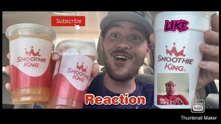 Reaction to Smoothie King Lemonade Refreshers and Lemonade Smoothie Review [upl. by Letitia]