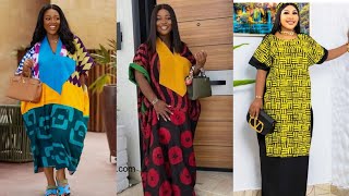 BEAUTIFUL ANKARA DRESS DESIGNS COLLECTION ANKARA KAFTAN AND BOUBOU GOWN STYLES FOR WOMEN [upl. by Cornell562]