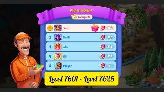 Gardenscapes  Level 7601  Level 7625   All Puzzles  Gameplay PART  355 [upl. by Kellia399]