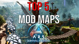 TOP 5 MOD Maps You NEED To Play In ARK Survival Ascended [upl. by Beutner]