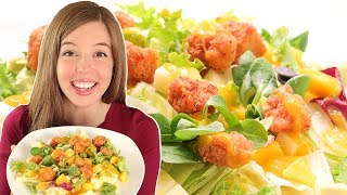 Ensalada de Pollo con Salsa de Mango  Muy Fácil y Rápida [upl. by Sennahoj]