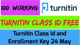 Free Turnitin Code 2024  Turnitin class id get access [upl. by Nodyroc]