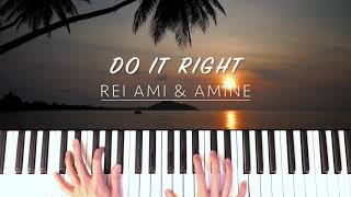 REI AMI amp Aminé  do it right  Piano Cover [upl. by Enelear]