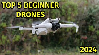 Top 5 Beginner Drones 2024 [upl. by Yleve878]