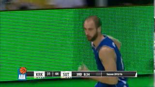 Huge dunk by Spasojević Krka  Sutjeska 14112015 [upl. by Eryt]