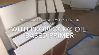 ProClassic® Alkyd Interior Enamel With ProBlock® OilBased Primer [upl. by Attiuqram656]