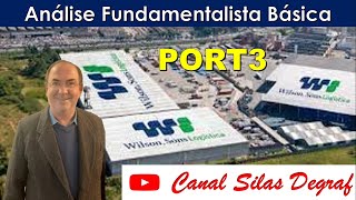 PORT3  WILSON SONS HOLDINGS BRASIL SA ANÁLISE FUNDAMENTALISTA BÁSICA PROF SILAS DEGRAF [upl. by Buxton397]