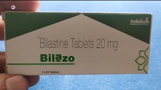 Bilazo 20mg Tablet  Bilastine Tablet 20mg  Bilazo 20mg Tablet Uses Benefits Review in Hindi [upl. by Araeic]