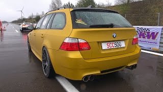 BMW M5 V10 E61 Touring w KKS Race Exhaust [upl. by Huntley]