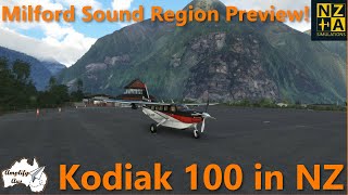 Best GA Flying in the World NZAs Milford Sound Region Preview Kodiak 100 Cargo Run [upl. by Anomar]