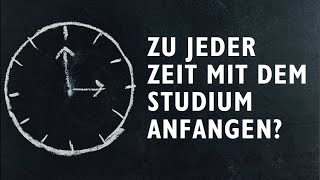 Zu jeder Zeit mit dem Studium anfangen 💡 Nicht verzagen Peter fragen [upl. by Alam]