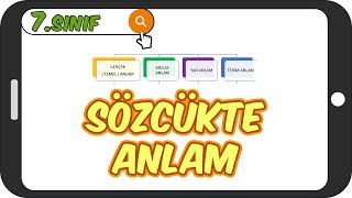 Sözcükte Anlam  Detaylı Konu Anlatımı 📙 7Sınıf Türkçe 2023 [upl. by Walke]