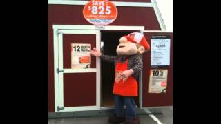 Tuff Shed Home Depot TB600 Homer Approved [upl. by Anairdna]