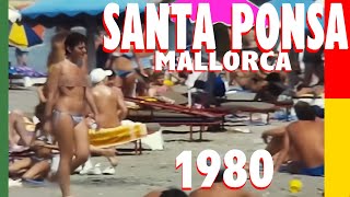 1980 SANTA PONSA · Mallorca Vacation Home Movie · 60fps Upscale  Music [upl. by Nirda827]