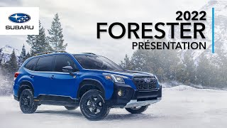 Présentation de la Subaru Forester et Forester Wilderness 2022 – Toujours prête pour laventure [upl. by Udelle770]