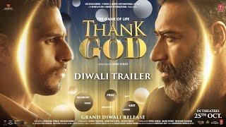 Thank God Diwali Trailer Ajay Devgn Sidharth Malhotra Rakul  Indra Kumar  Bhushan Kumar [upl. by Roose]