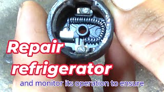 Understanding the function of an overload protector and how to repair it in a refrigerator [upl. by Ttessil]