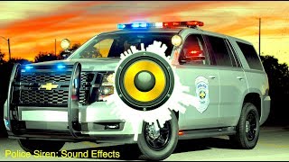 Police Siren Sound Effects Surround Sound Effect [upl. by Laux]