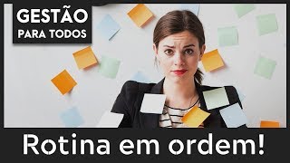 COMO ORGANIZAR SUA ROTINA PESSOAL E DO TRABALHO [upl. by Philander]