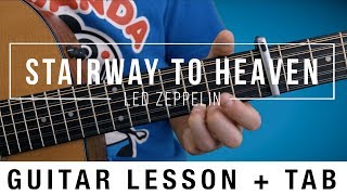 Stairway To Heaven  Led Zeppelin Intro  Guitar Lesson [upl. by Rugen519]