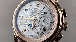 Zenith El Primero Chronomaster Triple Calendar Chronograph 62024041001M240 Zenith Watch Review [upl. by Duester559]