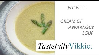 Unofficial Slimming World Friendly Cream of Asparagus Soup Recipe  Morphy Richards Soup Maker [upl. by Adnam]