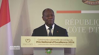 Discours du Chef de lEtat à la remise du Prix National dExcellence 2024 [upl. by Attenad]