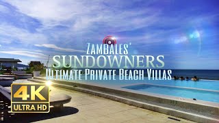 🏖️ Sundowners Zambales Beach Villas A Tropical Escape  Full Resort Tour  4K at 60fps 🏖️ [upl. by Aliahkim]