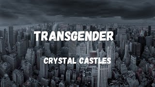 Transgender Crystal Castles Lyrics and youll never be pure again [upl. by Sellig]