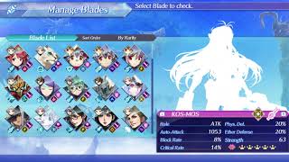 Xenoblade Chronicles 2  Releasing Every Rare Blade  DLC [upl. by Tandie]