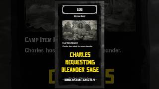 RDR 2  Charles Requesting Oleander Sage location rdr2 reddeadredemption gameplay [upl. by Rosco]