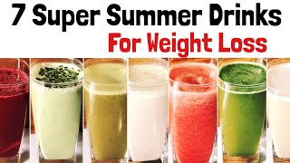 7 Summer Drinks for Weight Loss  Detox Water sattu Kanji Malt amp More Recipes to Lose Weight [upl. by Airtina]