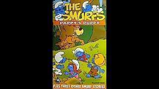 Original VHS Closing The Smurfs Pappys Puppy UK Retail Tape [upl. by Nahtnaoj]