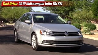 Test Drive 2015 Volkswagen Jetta TDI SEL [upl. by Adon]