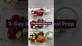 How to Meal Prep after Bariatric Surgery  bariatric diet  gastric sleeve meal prep  wls recipes [upl. by Yasibit11]