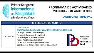 Discapacidad funcional en pacientes con patología dual [upl. by Meyeroff]