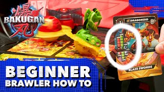 Beginner Brawler Howto Playing the new Bakugan Battling Game Bakugan BRAWL [upl. by Aihsilat205]