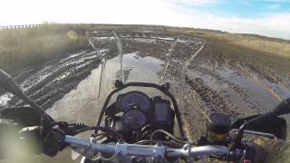 Adventure  OffRoad Motorcycling Louisiana on BMW GS at Bonnet Carre Spillway II [upl. by Moyer142]