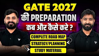 How To Start GATE 2027 Preparation  Complete Road Map  Test series  Study Material [upl. by Engdahl]